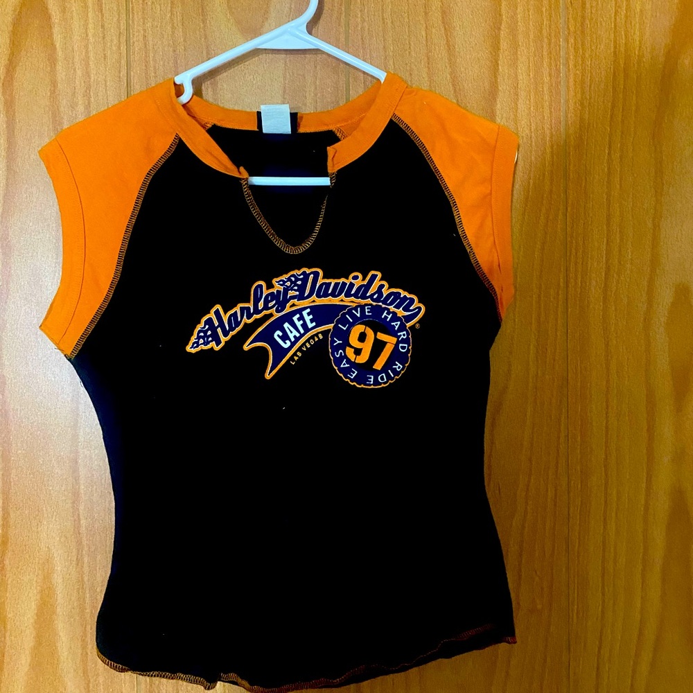 Harley Davidson sleeveless T-shirt